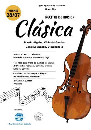 Recital música clásica 28-7