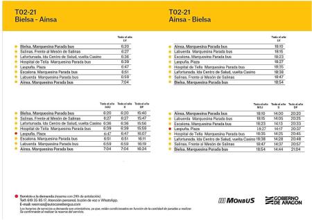 Imagen T02 -21 Bielsa-Aínsa / T02-21 Aínsa-Bielsa