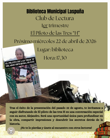 Imagen Club de lectura "El piloto de las 3H"