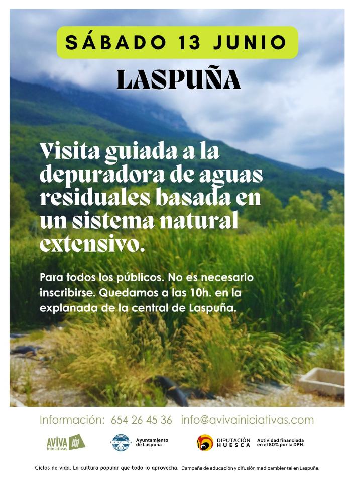 Imagen VISITA GUIADA A LA DEPURADORA DE LASPUÑA
